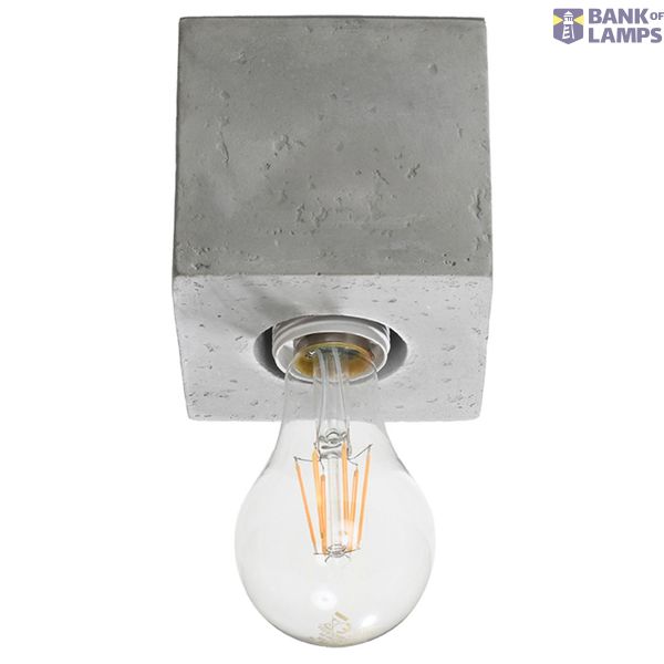CEILING ARIZ CONCRETE E27 1X60W IP20 image 6