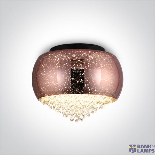 CEILING LIGHT COPPER 6x9W G9 100-240V image 1