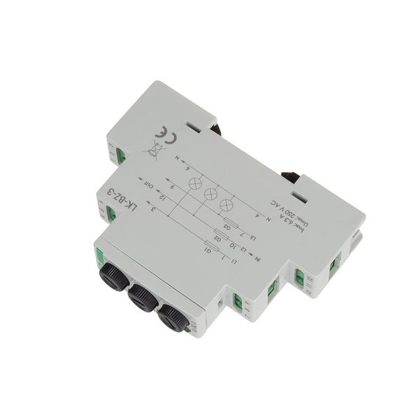 Indicator lamp, three-phase with triple fuse module, colors: red-yellow-green image 5