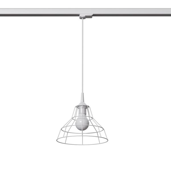 HANGING LAMP 3 PHASE ANATA WHITE E27 3000K 7.5W 620LM image 1