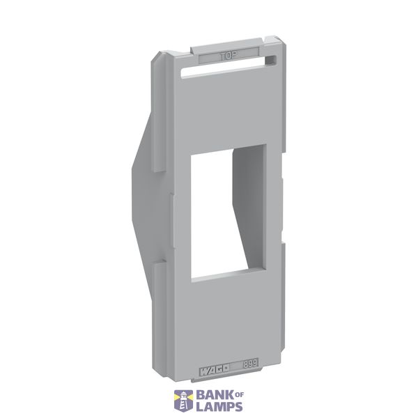 Adapter frame, traffic grey, Halogen free image 1
