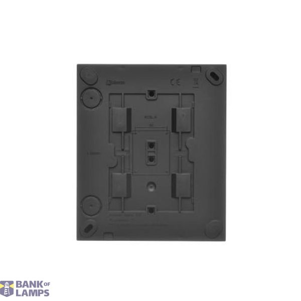 Two gang switch, (module), Simon 24, IP20/IP44, 10AX, black matt image 2