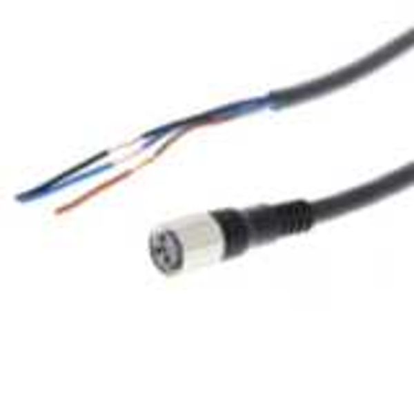 Sensor cable, M8 straight socket (female), 3-poles, PVC robot cable, I XS3F0188F image 1