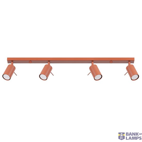 RING CEILING LAMP 4L RED OCHRE 4XGU10 image 3