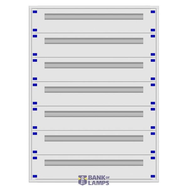 Distribution board insert KVN 60mm, 4-28K, 7-rows image 1
