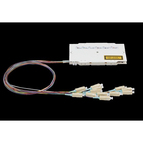 OpDAT pre-assembled splice tray 12xSC PC OM3 image 2
