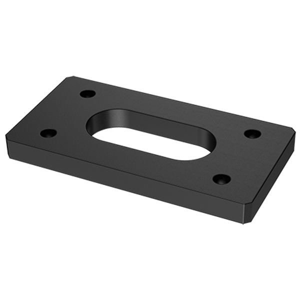 Base plate AMEDIO/stainless steel pole image 1
