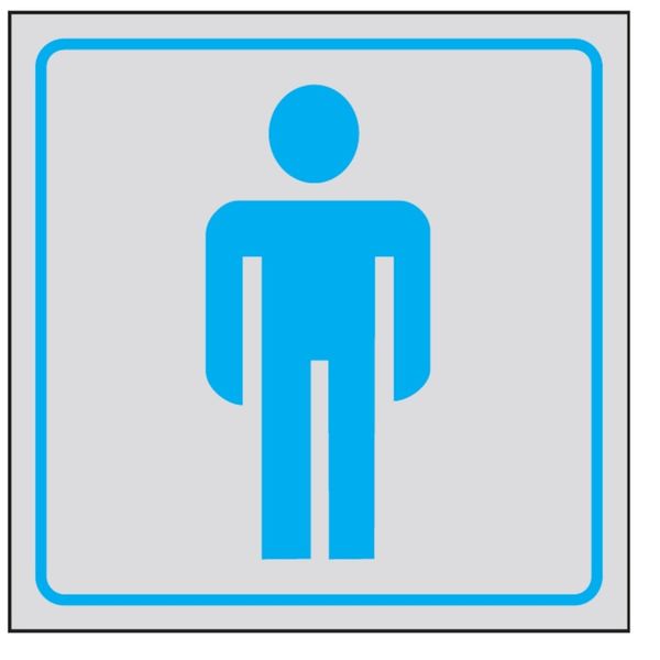 Al squared information sign - Side: 165 mm image 1