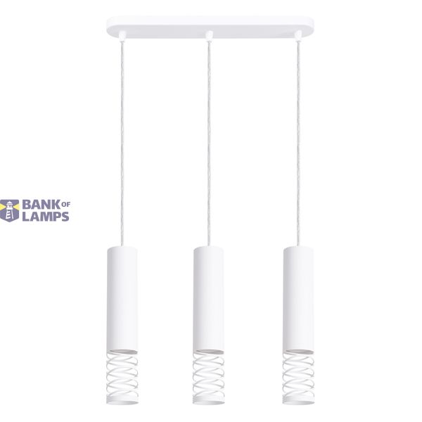Pendant lamp LAMI 3L white image 2