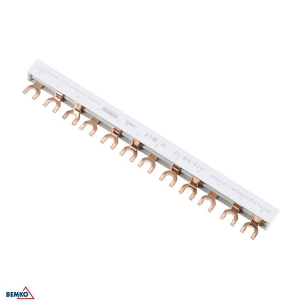 BUSBAR 3F TYPE-U 10MM2 12 MOD. image 1