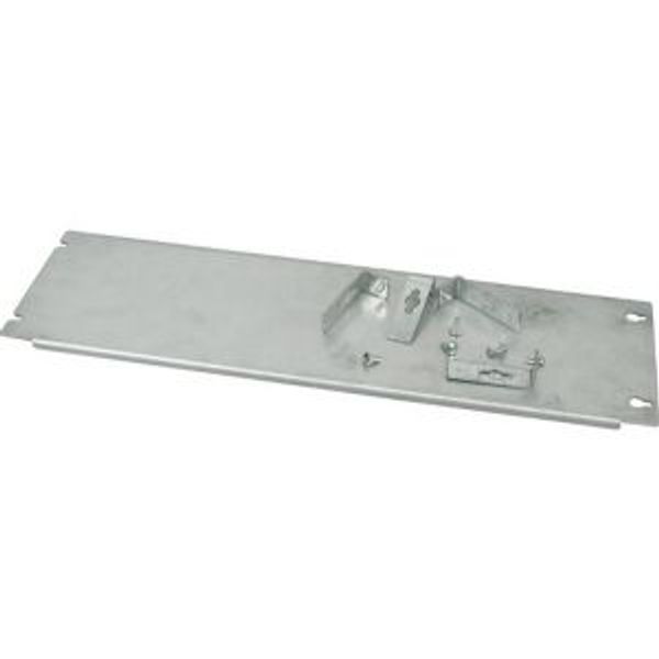 XME0406M Mounting plate, +mounting kit, vertical, empty, HxW=100x600mm image 4