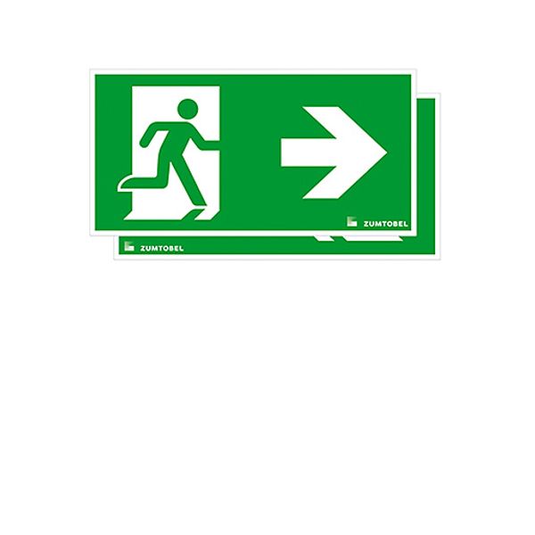 CROSSIGN 110 SP2-E002-LR - Escape sign image 1