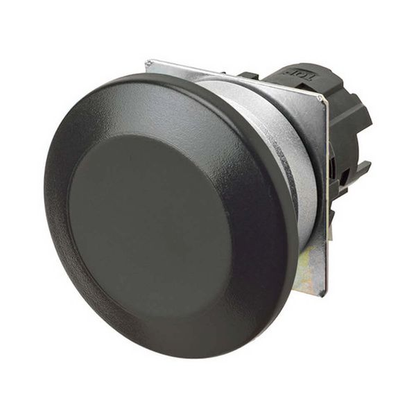 Pushbutton A22NZ Ã˜22, bezel brushed metal, MUSHROOM, MOMENTARY, CAP CO A2270132H image 2