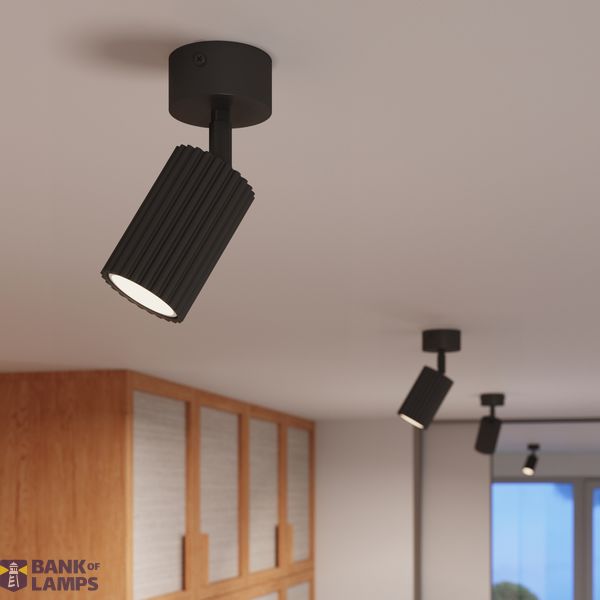 Ceiling lamp KARBON 1 black image 6