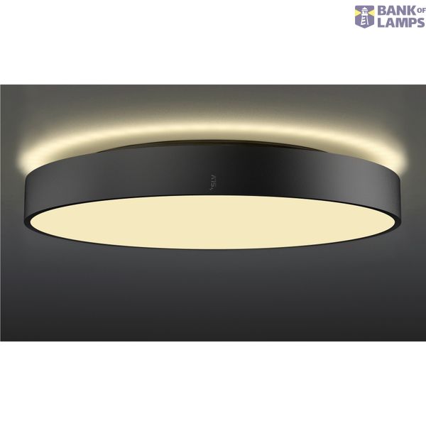 MEDO® PRO 60, wall- and ceiling-mounted light, round, 3000/4000K, 37W, trailing-edge phase, 110°, black image 4