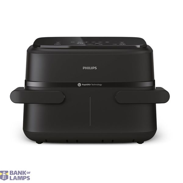 Philips Airfryer Dual Basket | NA150/00 1000 Series | Power 2450 W | Capacity 7 L | RapidAir Plus | Black image 1