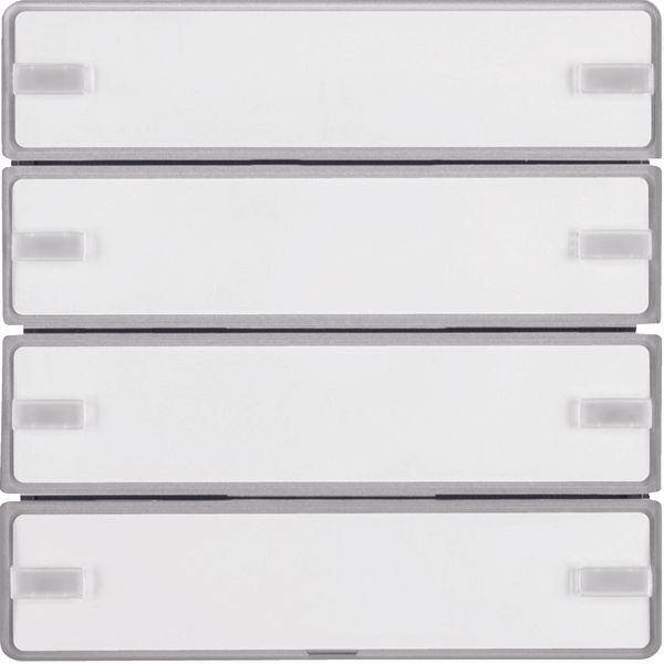 KNX pb 4g fm, lab flds, RGB LED, int temp sens, KNX - Q.x, alu velv, l image 1