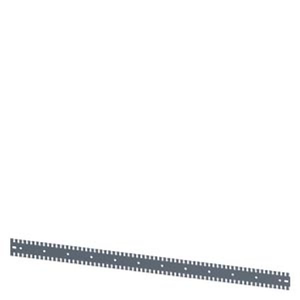 SIVACON, mounting rail, serrated, L: 1200 mm, zinc-plated image 1