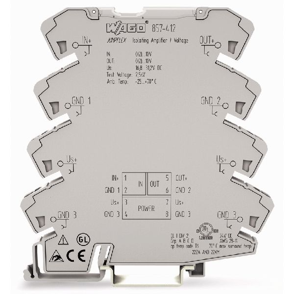 Isolation amplifier Voltage input signal Voltage output signal image 3