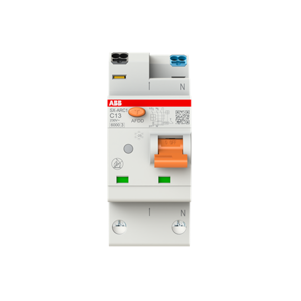 AFDD+LS SX-ARC1-C13, 6kA, 1P+N, 2TE arc fault protective device + LS image 1