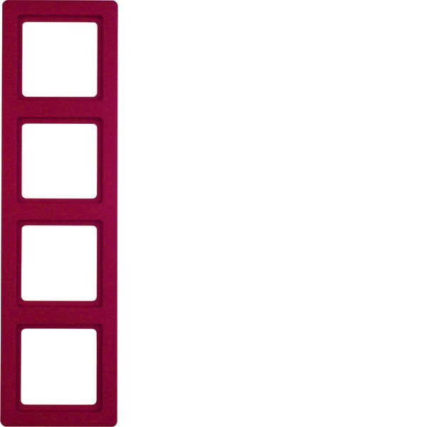 Frame 4gang, Q.1, red velvety image 1