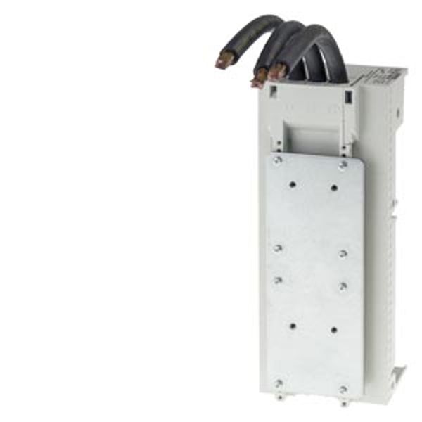 Device adapter, 3-pole, 80A, for NGG, HGG, LGG, without fixing screws image 1