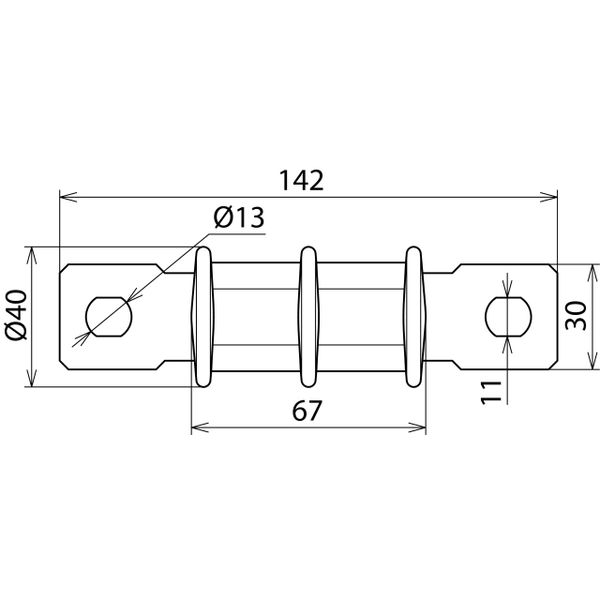 Spark gap for indirect connection of service entry mast image 2