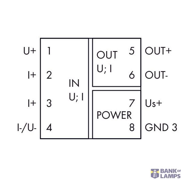 Isolation amplifier Current and voltage input signal Bipolar current a image 4
