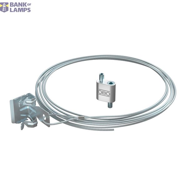 QWT TK 2 2M G Suspension wire with purlin fixin 2x2000mm image 1