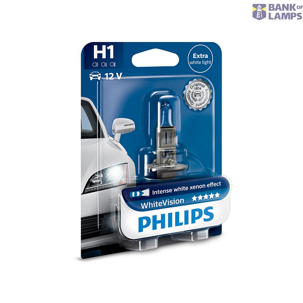 AUTOZAR.WHV B1 H1 12V 55W P14.5S WHITEVI image 1