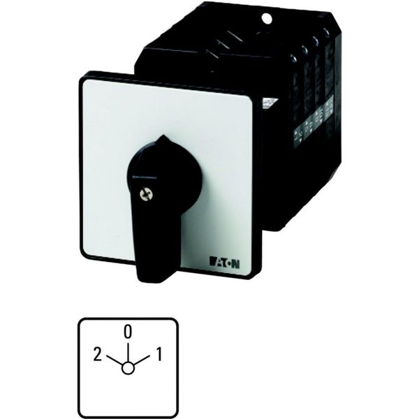 T5-2-37/Z Multi-speed switches, T5, 100 A, rear mounting, 2 contact unit(s), Contacts: 4, 60 °, maintained, With 0 (Off) position, 2-0-1, Design number 37 image 6