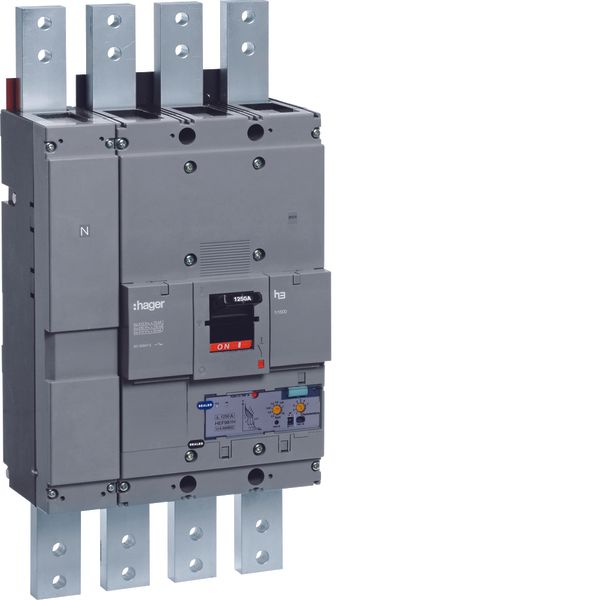 MCCB h1600 4P 70kA 1250A LSI image 1