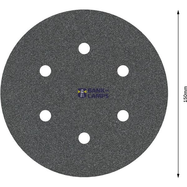 F355 sanding sheet, pack of 5 150 mm, 120 image 1