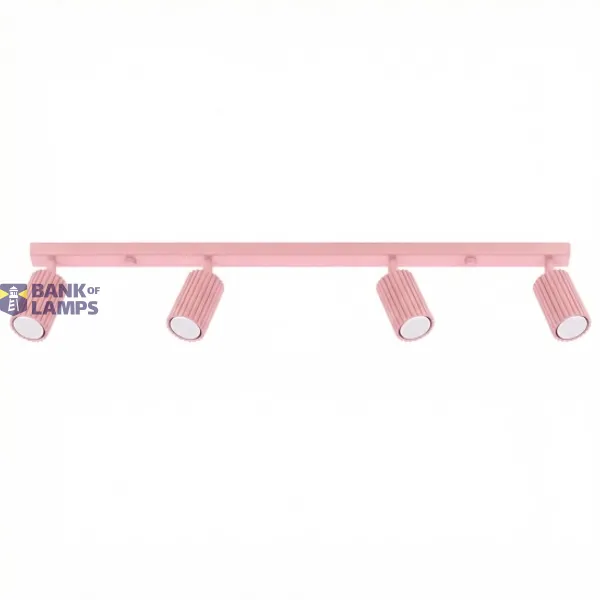 Ceiling lamp KARBON 4L pink image 1