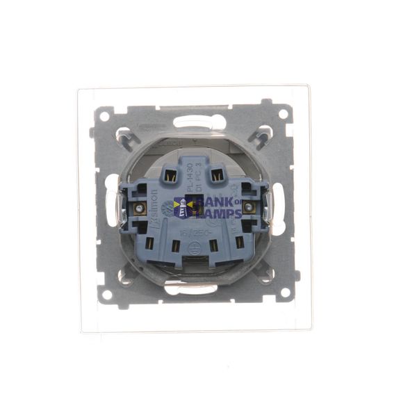RTV final aerial socket, separated, atten.: 1dB, Bronze matt, metalic image 1