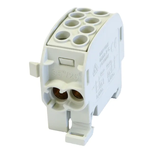 SCB 35-Cu Branch distribution block Cu 80210 SIMBLOCK grey image 1