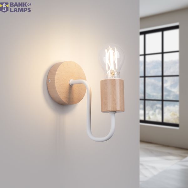 TIMBO WALL LAMP WHITE 1XE27 image 11