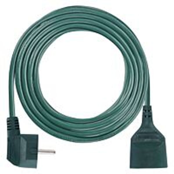 EMOS Extension lead 5m 1 socket green PVC 1.5mm2 image 1