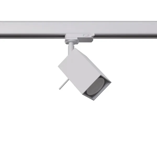 TRACK LAMP 3 PHASE MOVABLE MERIDA WHITE GU10 3000K 7W 510LM image 1