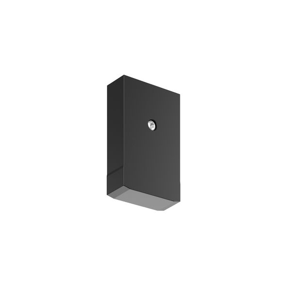 End cap L 23 B 58 H 91 colour: black image 2
