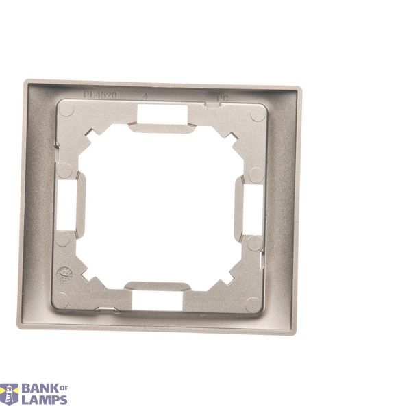 Triple contact push button, 10AX, champagne matt image 1