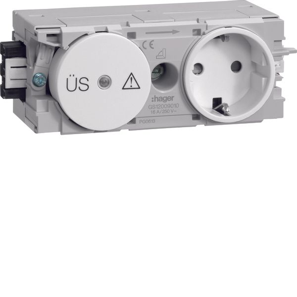 Socket-outlet+Surge Wago C-Profile pw image 1