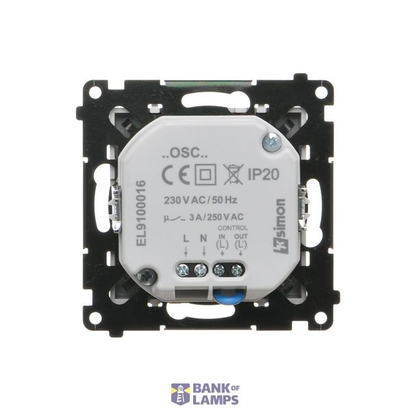 LED luminaire with motion sensor, 14V, (module), Simon 24, IP20, graphite mat, Col. temp.: 3000°K image 1