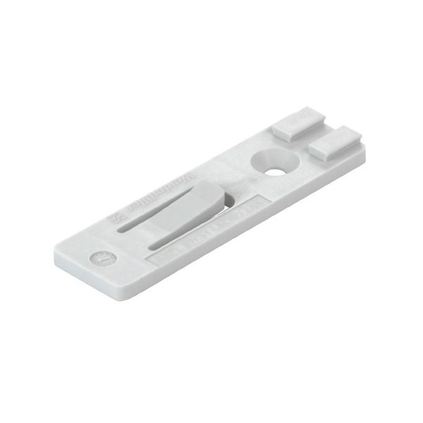 PCB plug-in connector, Accessories, Mounting plate, grey, Number of poles: 2 image 1