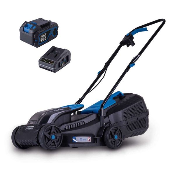 32cm Cordless Lawnmower BC-MP320-X | 20V Battery & Charger | 300m² image 1