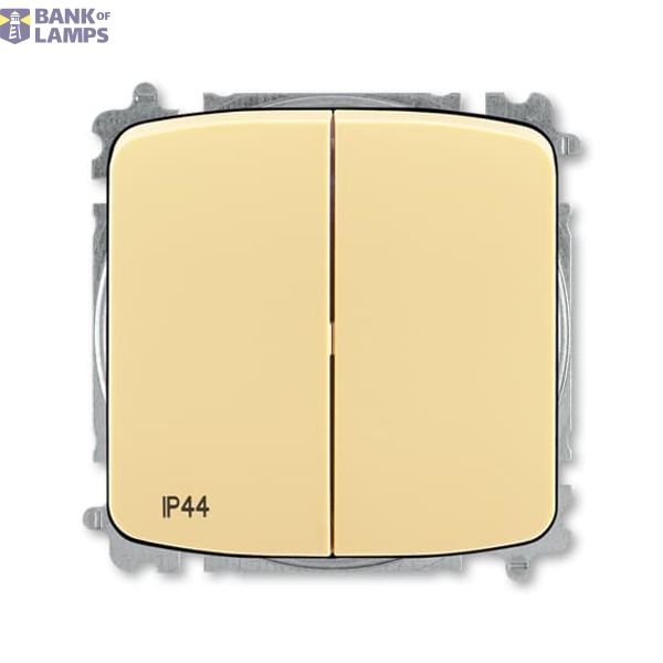 3559A-A05940 D Mechanical Controls 2 gang(s), Rocker lever Series switch beige - Tango image 1