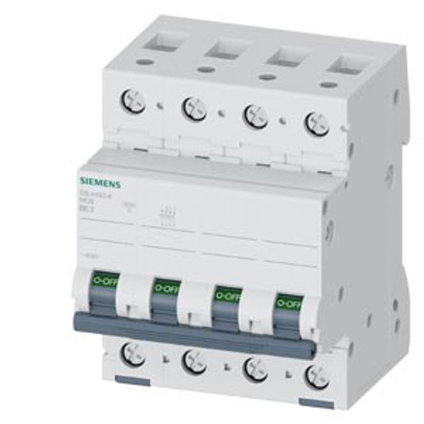 Miniature circuit breaker 400 V 10 kA, 4-pole, B, 63 A image 1