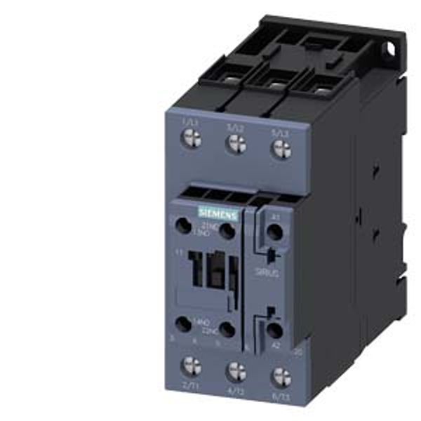 power contactor, AC-3e/AC-3, 65 A, 30 kW / 400 V, 3-pole, 100 V AC, 50 image 1
