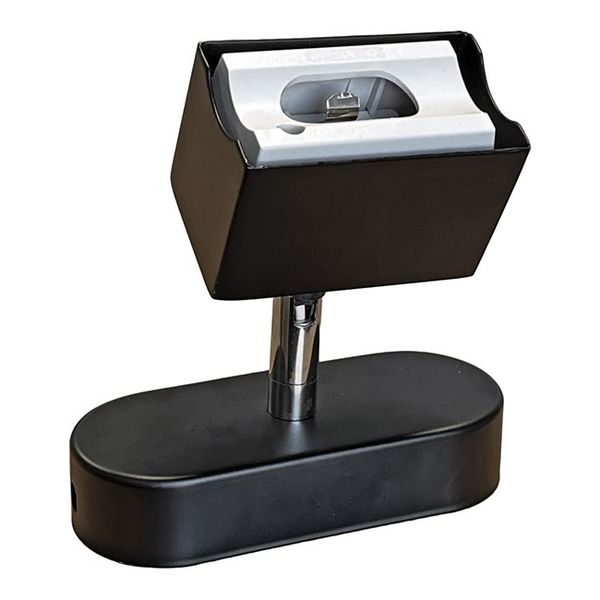 Lamp holder S14d metal housing black Flexible image 1