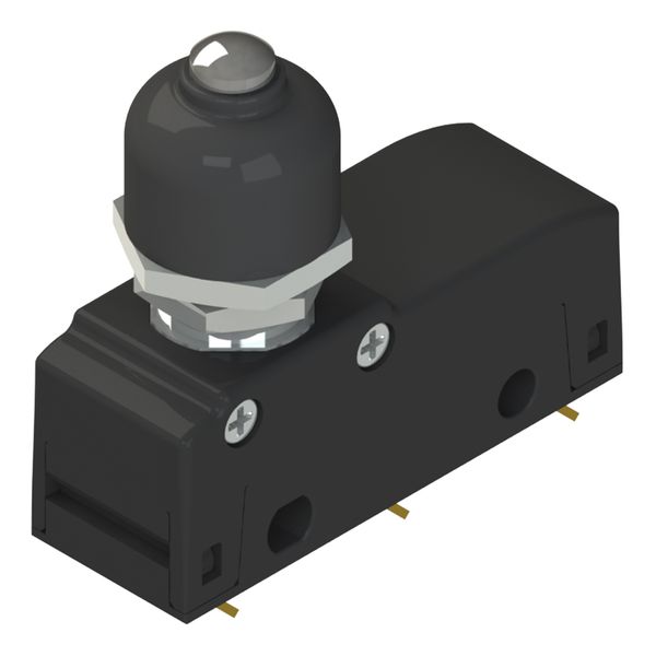 Microswitch with sealed plunger image 1